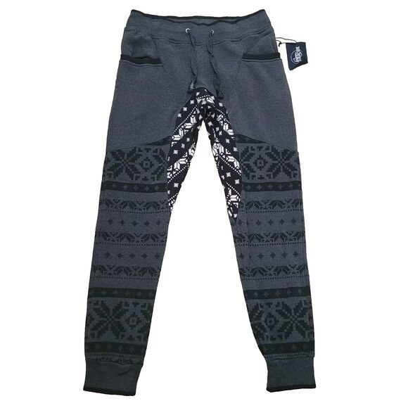 NWT Brooklyn Standard Joggers XL (35x31)  Fleece Drawstring Dark Gray Black - Picture 1 of 8
